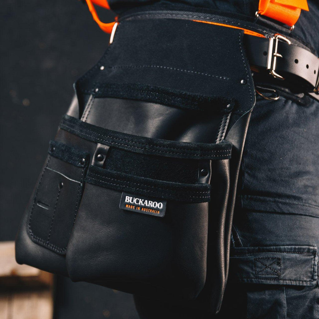 3 Pocket Low Drop Bag - Buckaroo Belts