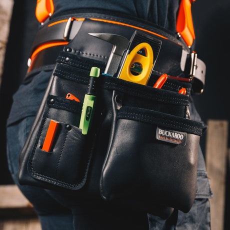 2 Pocket Plus Pouch Nailbag - Buckaroo Belts